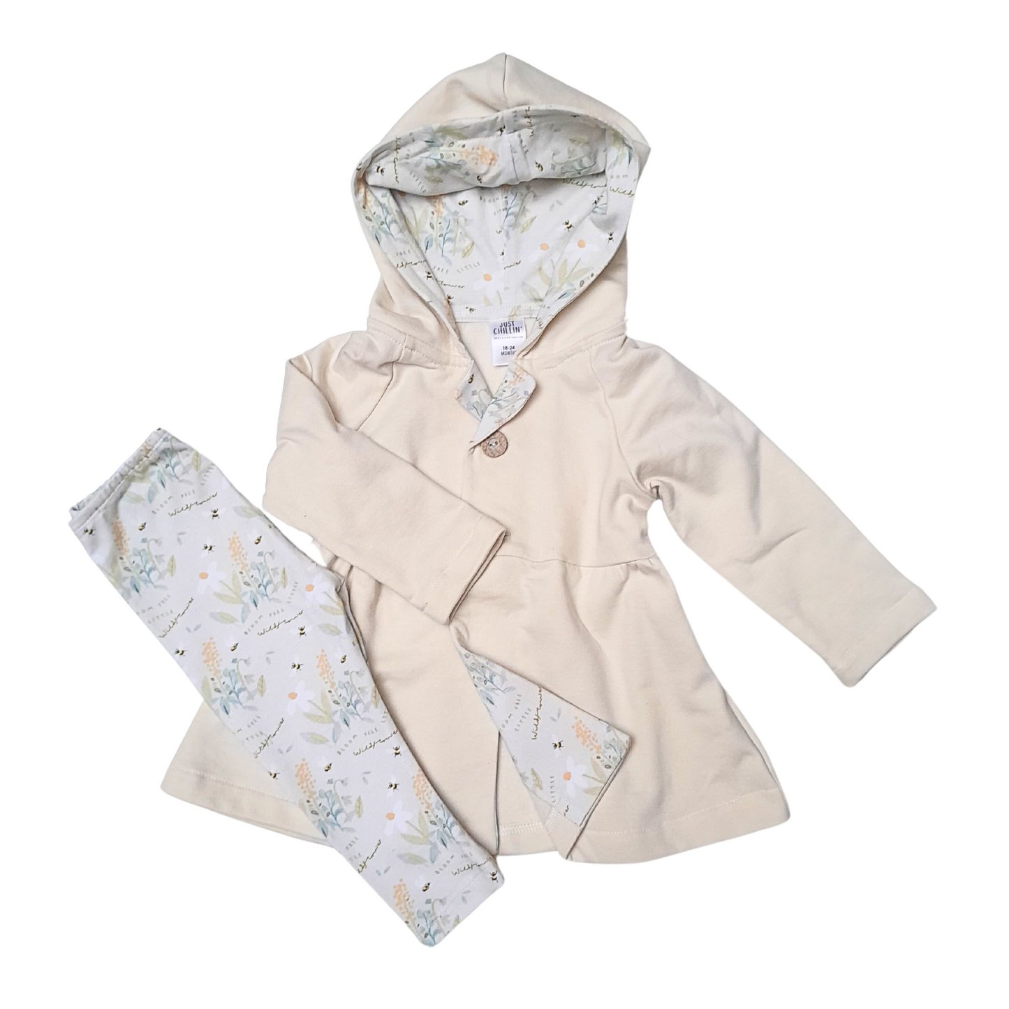 Little Wildflower Hoodie Jacket Set